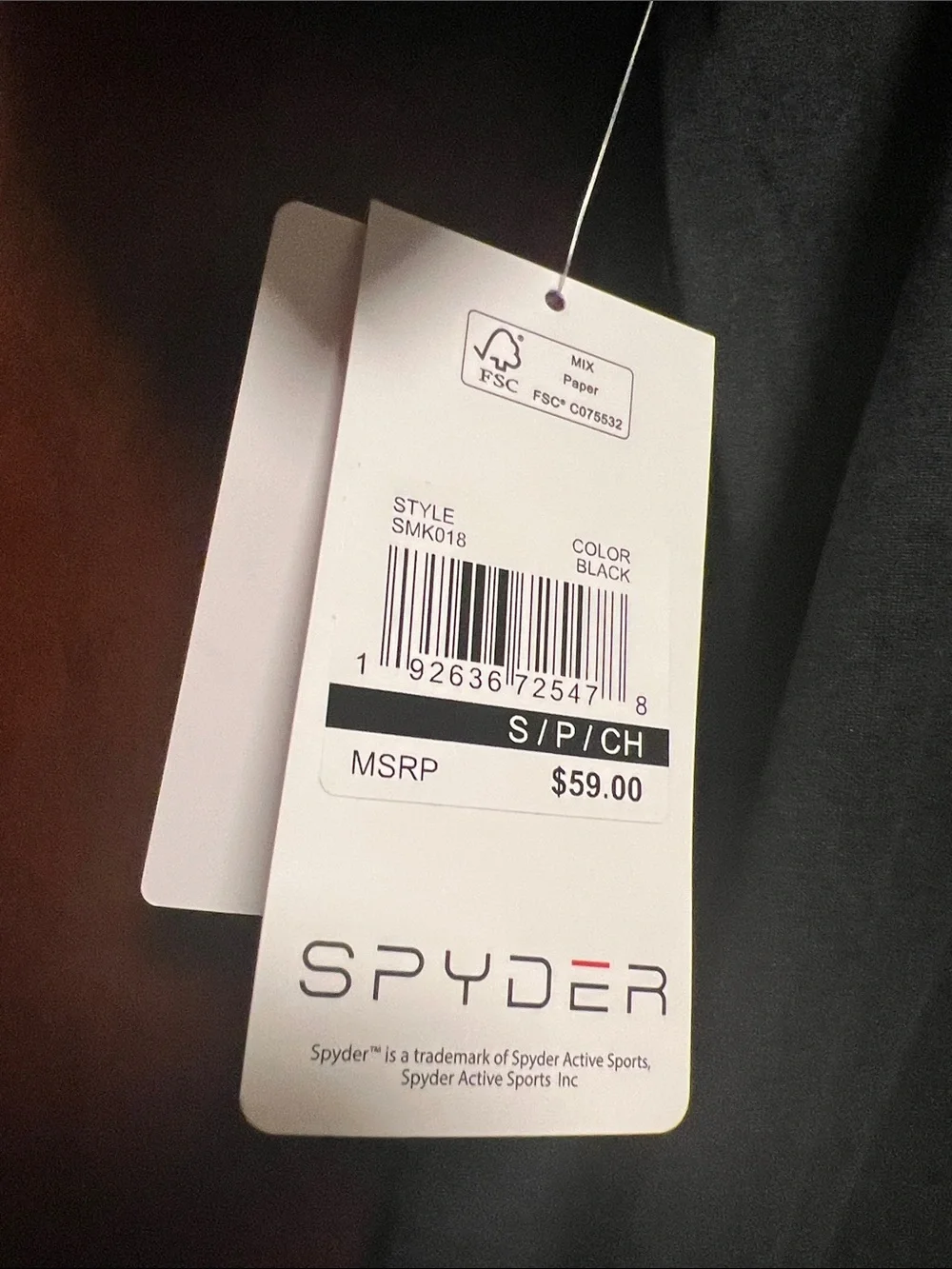 Brand New Spyder Soft Feel Moisture Wicking DryWeb 2-way Stretch Black Golf Polo